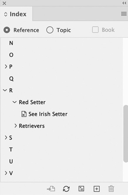 Project Builder 10-2: Cross-reference Setters